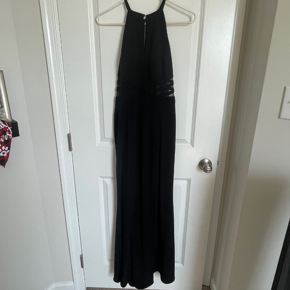 Escape Black Floor Length Gown